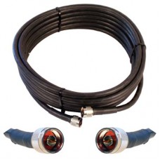 30' Black LMR400 Ultra-Low-Loss Cable (N/Male Connectors)
